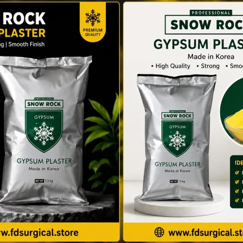 Snow Rock Gypsum Plaster