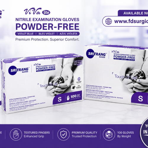 Nitrile Examination Gloves – Powder-Free