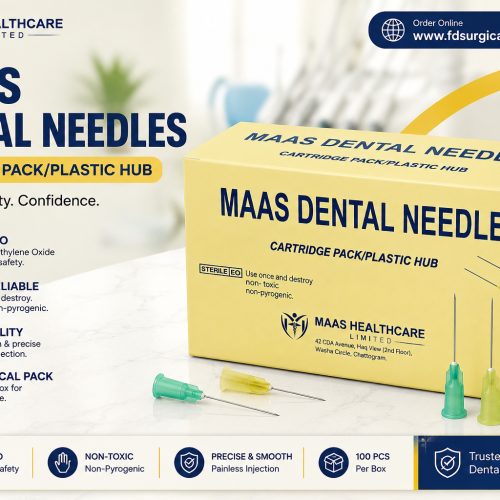 MAAS Dental Needles – Cartridge Pack / Plastic Hub