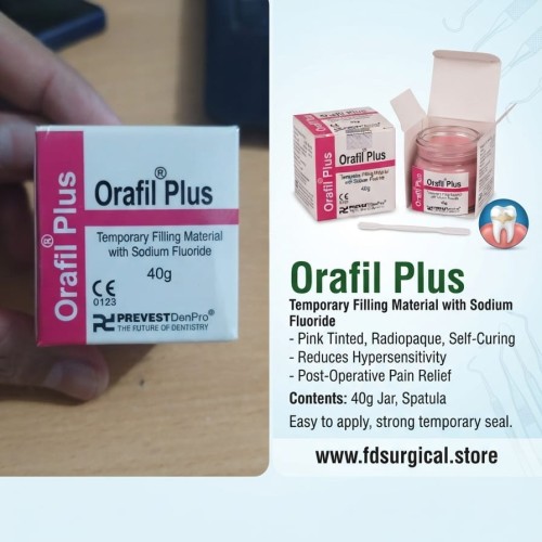 Orafil Plus Temporary Filling Material with Sodium Fluoride (40g)
