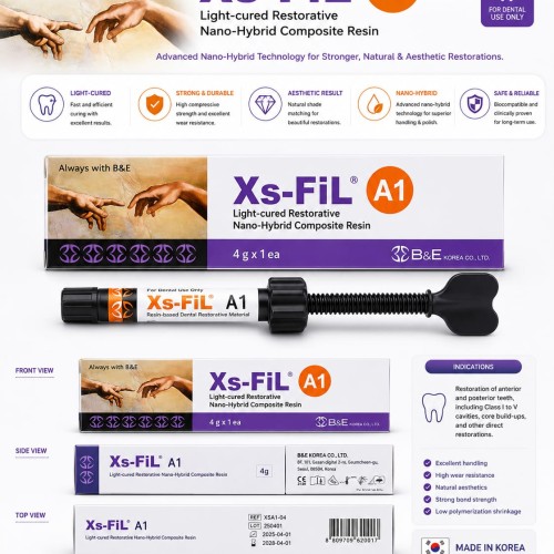 Xs-FiL®Light-cured Restorative Nano-Hybrid Composite Resin B&amp;E KOREA