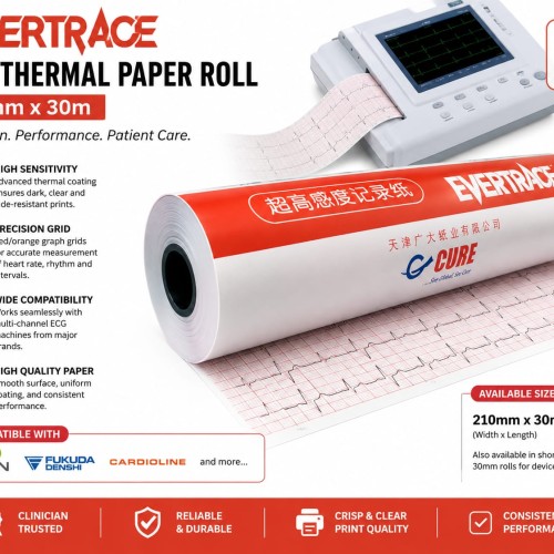 ECG Thermal Paper Roll  EVERTRACE