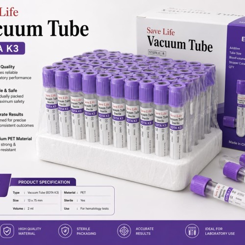 Save Life Vacuum Tube – EDTA K3