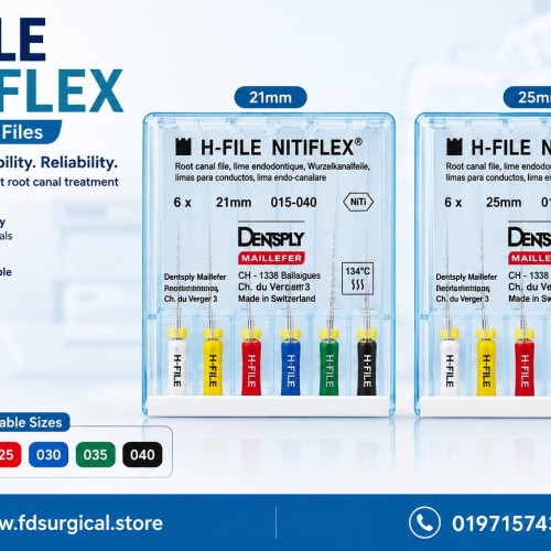 H FILE NITIFLEX Signals Pcs DENTSPLY