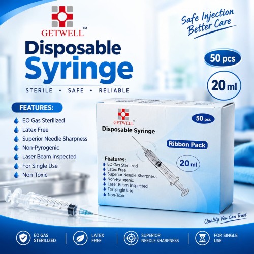 DISPOSABLE SYRINGE GETWELL
