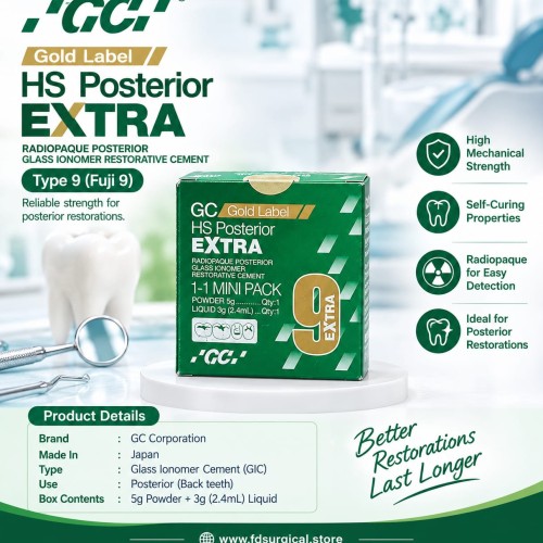 Fuji GC Gold Label HS Posterior EXTRA Type 9