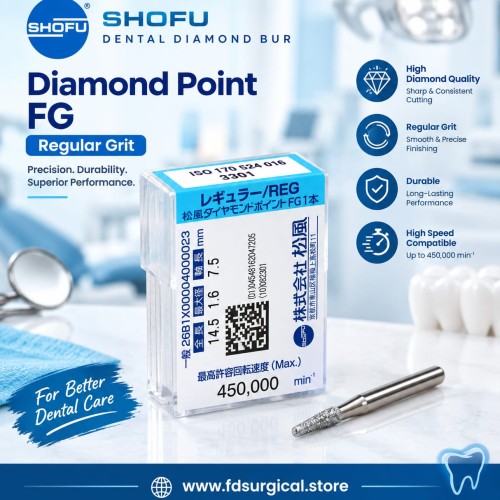 DIAMONDS BURS FG (SHOFU ®) JAPAN
