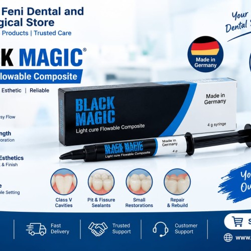 BLACK MAGIC® Light Cure Flowable Composite (Made in Germany)