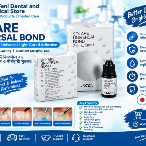 SOLARE UNIVERSAL BOND — One Component Universal Light-Cured Adhesive (GC Japan)