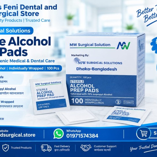 Alcohol Prep Pads (70% Isopropyl Alcohol)