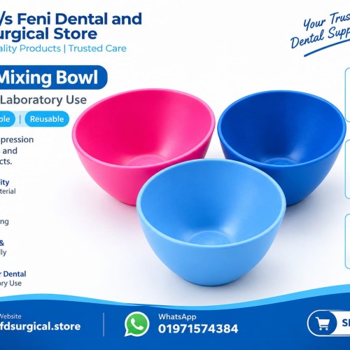 Rubber Mixing Bowl — For Dental &amp; Laboratory Use
