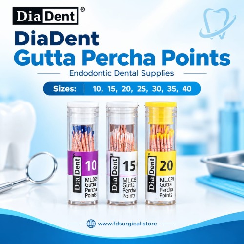Gutta Percha Points 2% Dia-Dent Singal tube