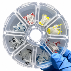 Fiber Post Set Different Sizes For Anterior/Posterior Teeth Restoration