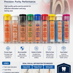 Gutta Percha Points 2% Meta Biomed singal tube