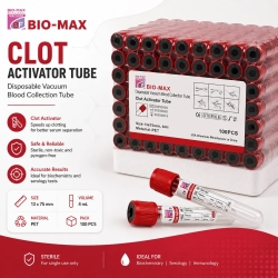 Clot Activator Blood Collection Tube bio-max