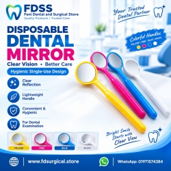 Disposable Dental Mirror — Clear Vision &amp; Hygienic Single-Use Design